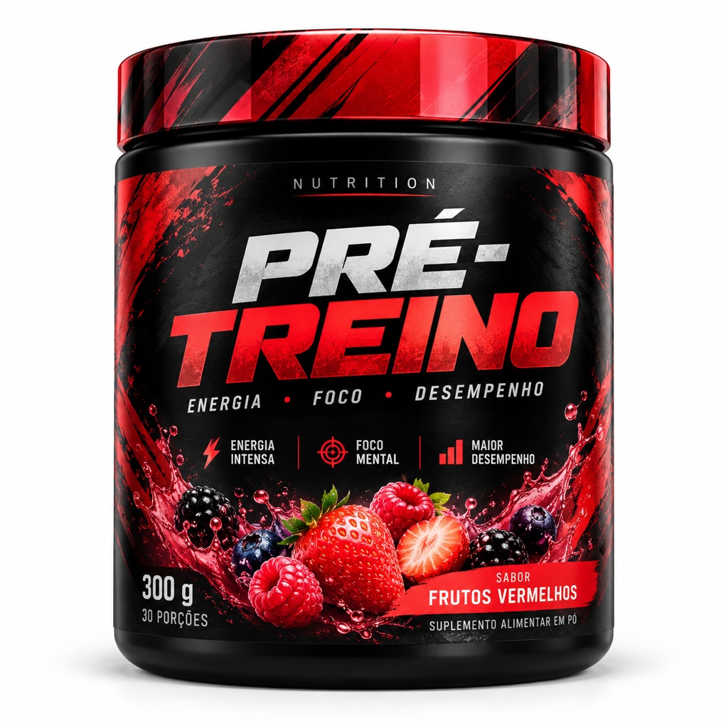 Imagem ilustrativa de Pré-Treino Frutos Vermelhos